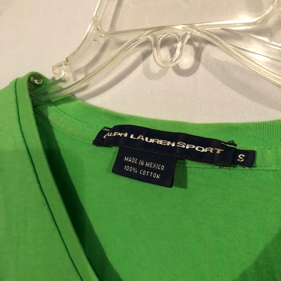 Green vneck - Picture 2 of 3